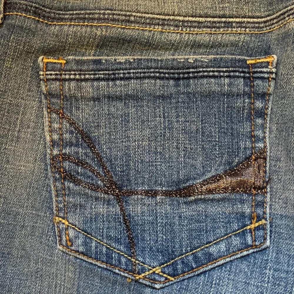 Hippie Low Rise Flare Leg Jeans - Picture 8 of 12